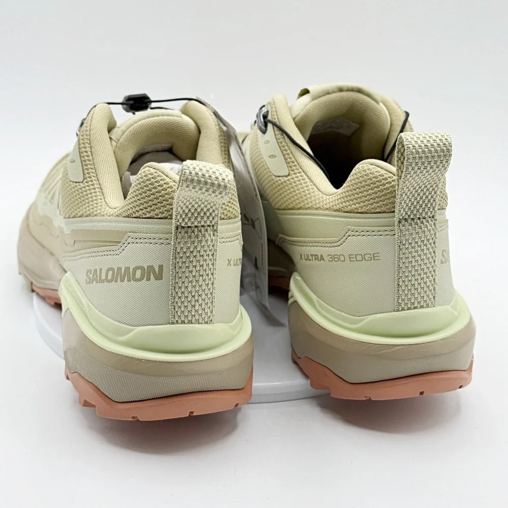 Salomon Beige and Peach Trail Running Shoes